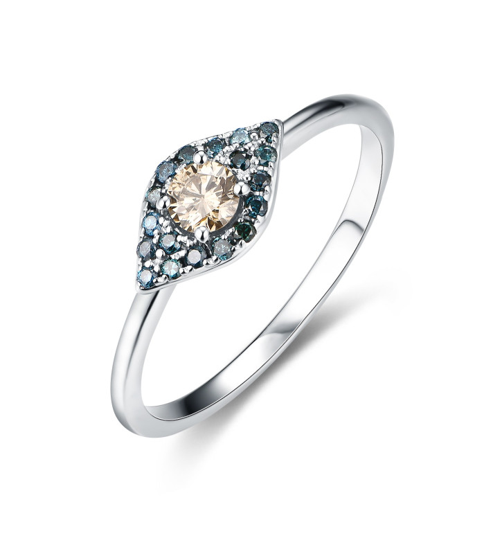 Evil Eye Diamond Ring / PK-130R/EMR