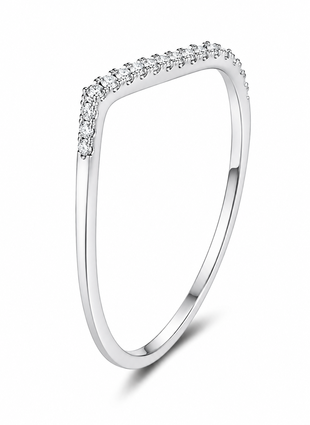 White Diamond Ring / PK-57R/EMR