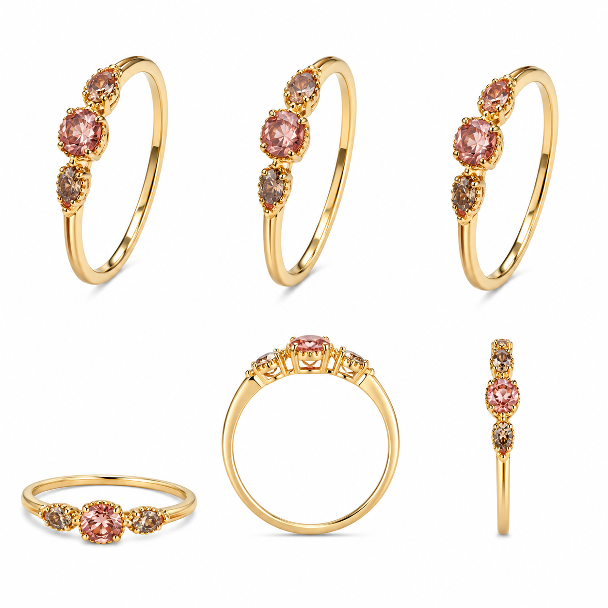 Brown Diamond Ring / PK-61R/ECR