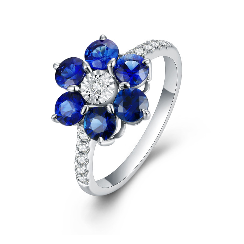 Sapphire and Diamond Ring / PK-54SR/SMR