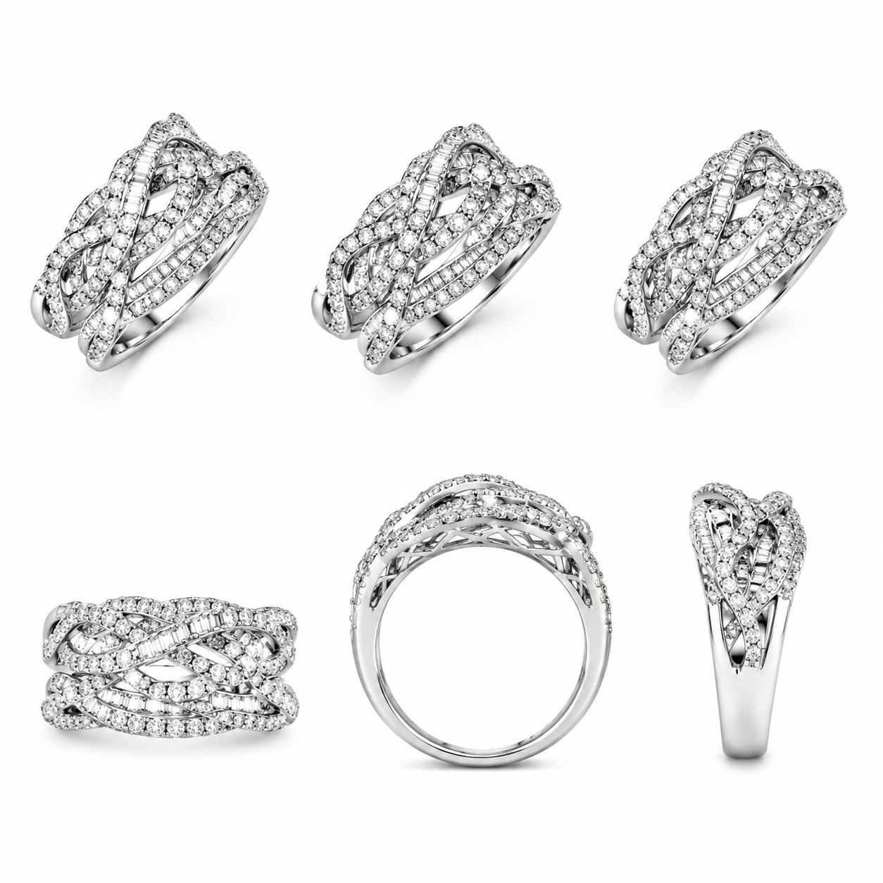 White Diamond Ring / PK-206R/MNSR