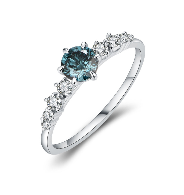Blue Diamond Galaxy Ring / PK-69R/CTR